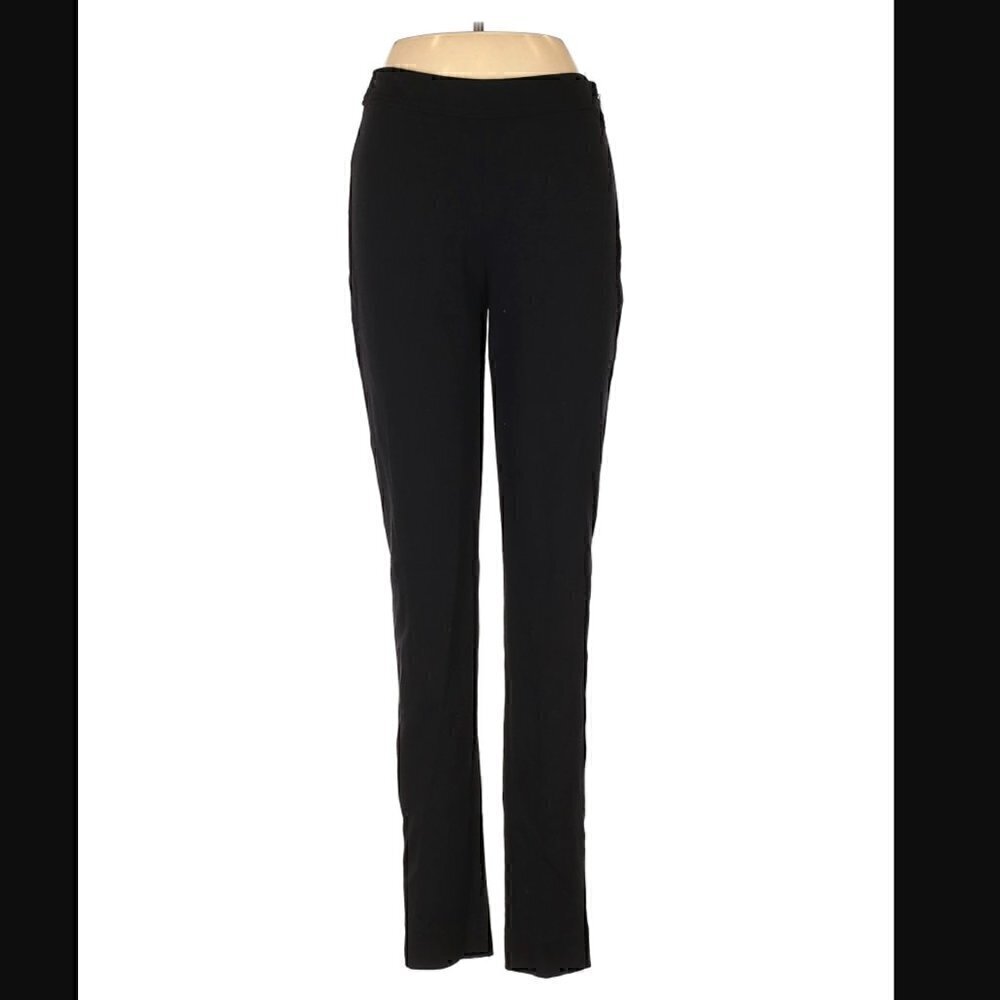 St. John Yellow Label Alek Dress Pants 6 Black Office Career Luxury Professional
